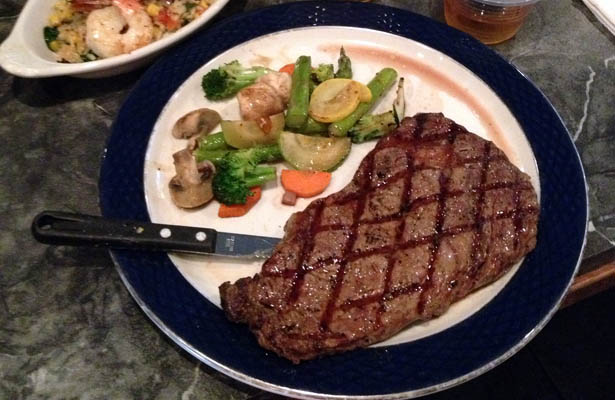 12oz Rib Eye Steak Adelphia Sports Bar