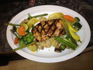 Grilled Salmon Entree